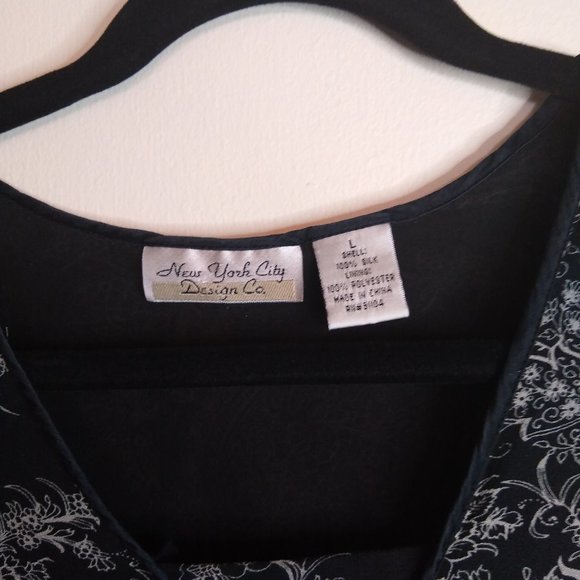 New York City Design Co. women's 100% silk blouse - Picture 5 of 7